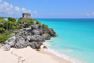 Beach at Coba and Tulum